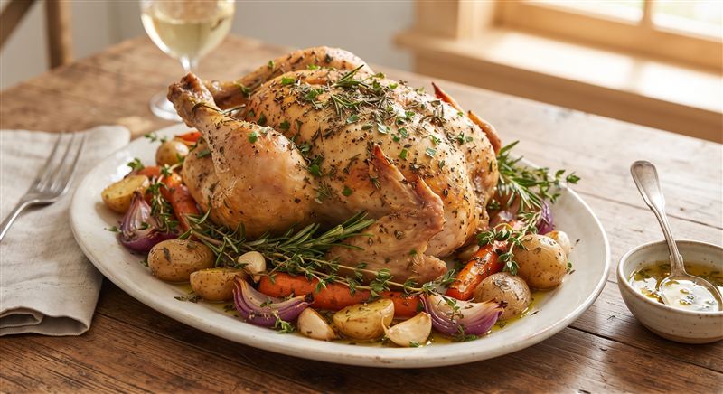 Frango Assado com Ervas